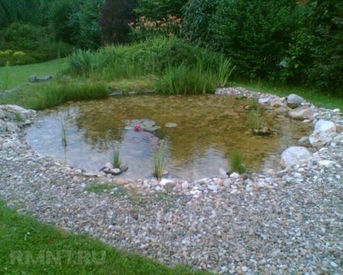 Искусственный водоем на дачном участке. 02 Искусственный водоем на дачном участке. 02