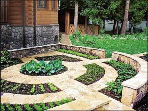 Интересные варианты грядок. 02