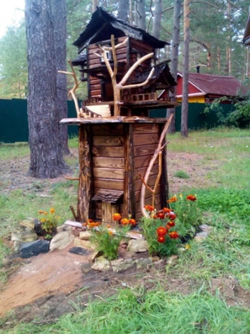 Муж одной из подписчиц такую вот замечательную кормушку сделал! 01