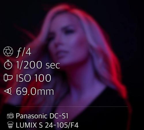 Интересная световая схема для классного неонового портрета + настройки кадра и техника! 04