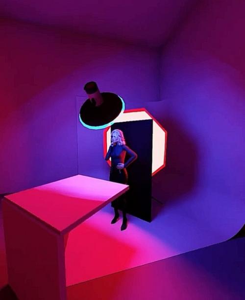 Интересная световая схема для классного неонового портрета + настройки кадра и техника! 02