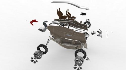 Maasaica - это футуристический экологичный концепт автомобиль будущего от BMW и будет сделан из смеси грибного мицелия и травы. 05