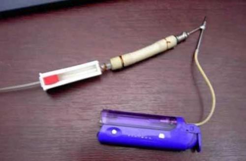 Самодельная газовая горелка. 06