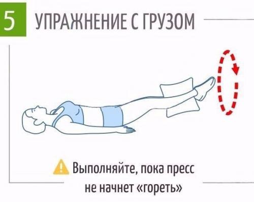 Физические упражнения для похудения живота и боков? 04