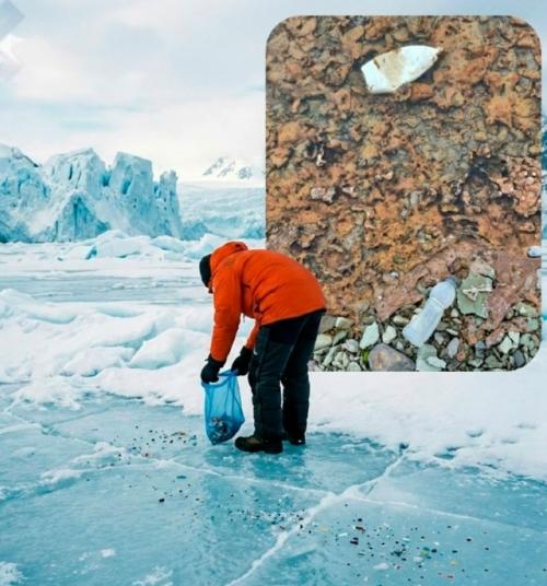 Путешественник Фёдор конюхов за три месяца жизни в Антарктиде собрал более 100 кг пластикового мусора. 01