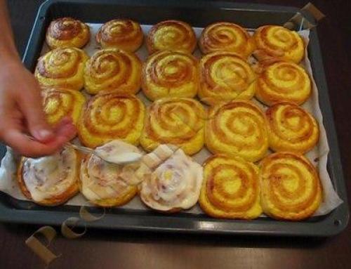 Творожные завитушки в сметанной заливке. 04 Творожные завитушки в сметанной заливке. 04