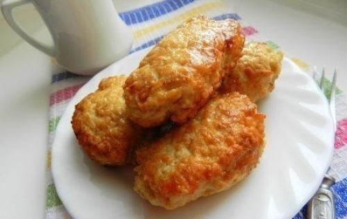 Суперпышные котлетки из куриного фарша с овсяными хлопьями. 05