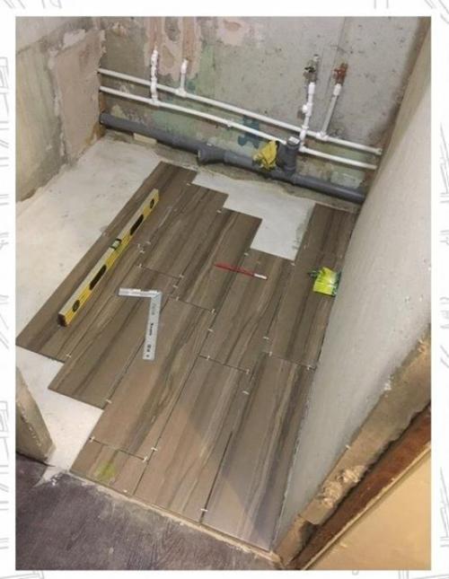 Одписчи поделился своим ремонтом в ванной, оторый сам делал впервые. 04