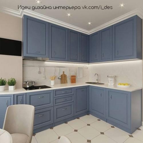 Дизайн кухни с эркером. 01