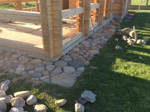 Сделали с отцом баньку. 06