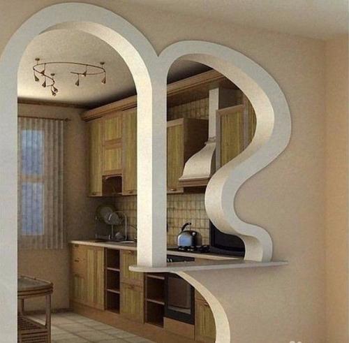 Арки из гипсокартона в интерьере. 01