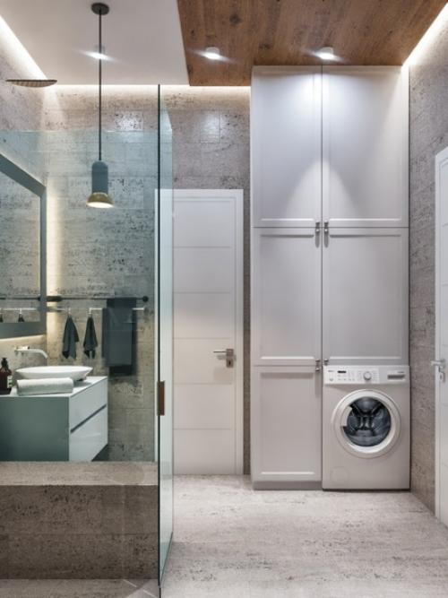 Современная стильная ванная комната. 02