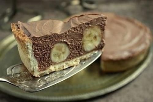 Торт с бананами и шоколадным муссом. 01