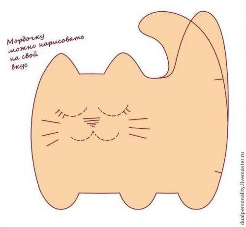 Котик. Потребуется: - Ткань (хлопок или пушистый флис). 02 Котик. Потребуется: - Ткань (хлопок или пушистый флис). 02