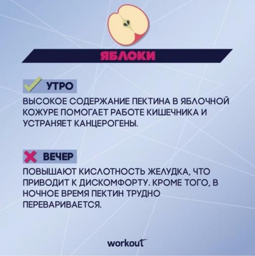 Когда лучше есть определённые продукты! 02