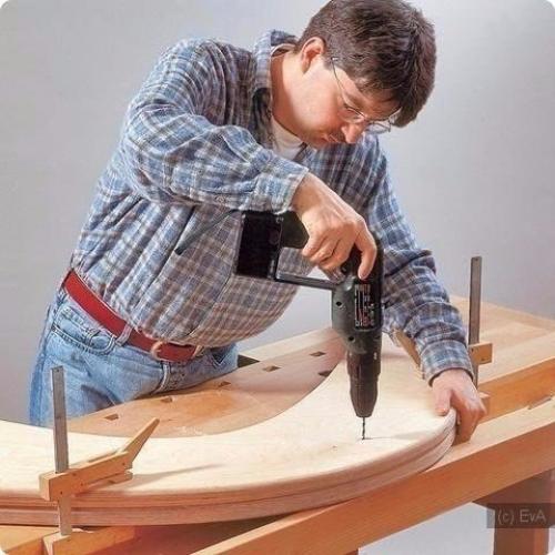 Кресло - качалка для сада своими руками. 04