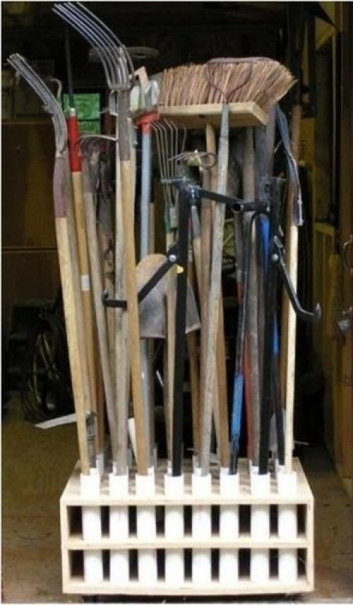 Идеи хранения инвентаря. 04