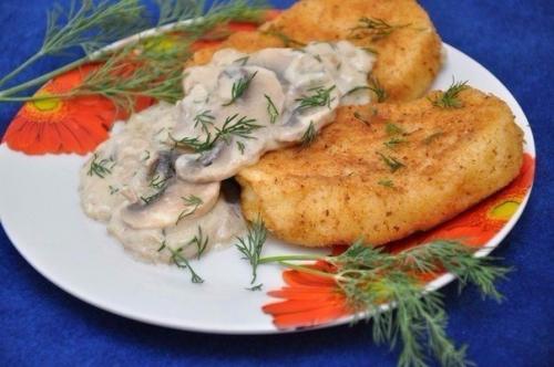 Картофельные котлеты с грибной подливкой. 01 Картофельные котлеты с грибной подливкой. 01