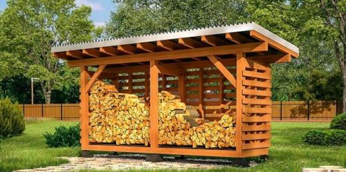 Организация дровника - важный аспект для хранения дров в порядке, сухости и удобстве использования. 02