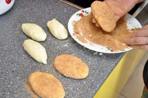 Картофельные котлеты с грибной подливкой. 03 Картофельные котлеты с грибной подливкой. 03