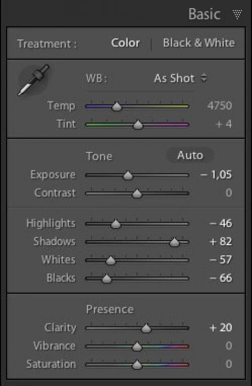 3 самых важных инструмента для работы в Lightroom. 01