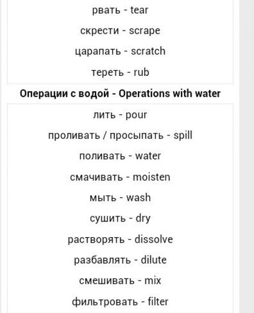 Английский язык. Бытовые глаголы английского, полная коллекция! 03