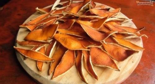 Топиарий из апельсиновых корок. 02