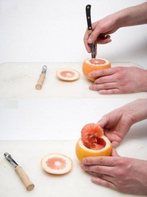 Как сделать кальян на грейпфруте или апельсине. 02