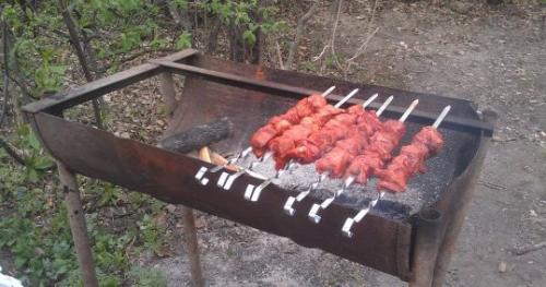 Как сделать оригинальный мангал. 01