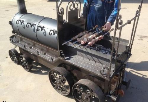 Как сделать оригинальный мангал. 03