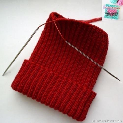 Мы вяжем своими руками шапку - резинку с оригинальной макушкой. 01 Мы вяжем своими руками шапку - резинку с оригинальной макушкой. 01