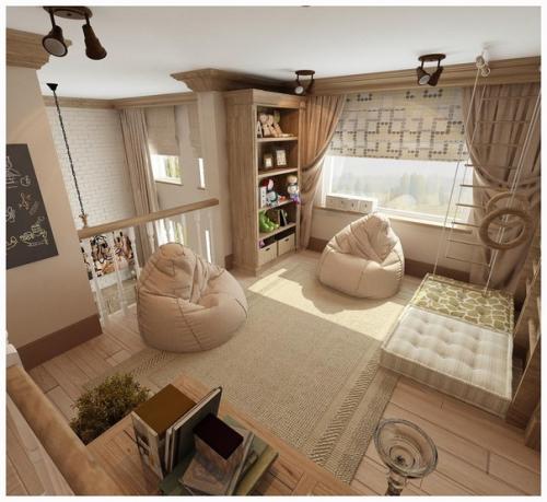 Современный интерьер загородного дома. 05