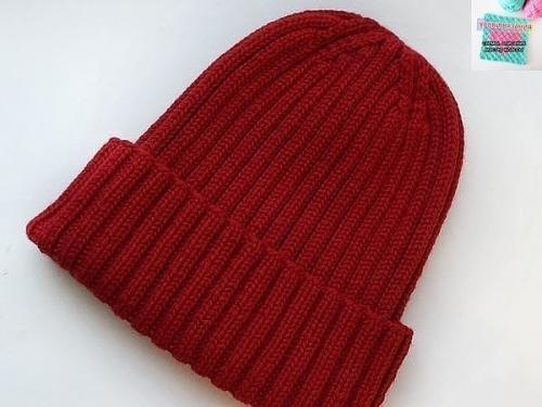 Мы вяжем своими руками шапку - резинку с оригинальной макушкой. 07 Мы вяжем своими руками шапку - резинку с оригинальной макушкой. 07