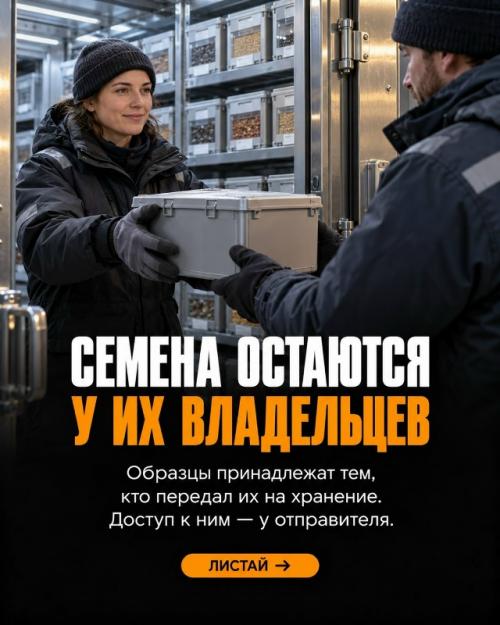 Человечество создало резервную копию урожая на случай катастрофы. 05