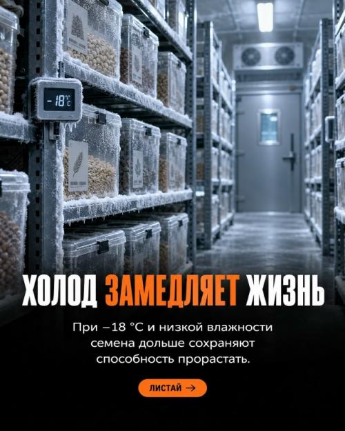 Человечество создало резервную копию урожая на случай катастрофы. 03