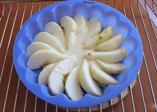 Заливной грушевый пирог. 03 Заливной грушевый пирог. 03