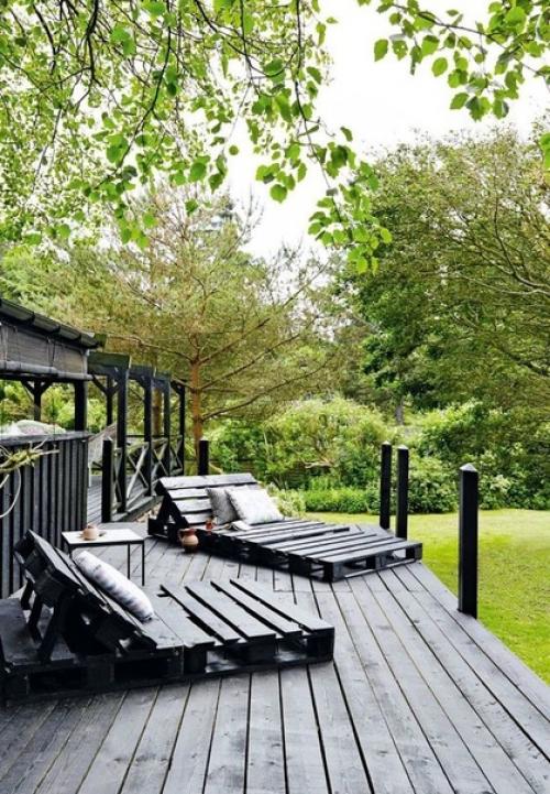 5 дачных идей, которые можно воплотить своими руками с помощью поддонов. 04