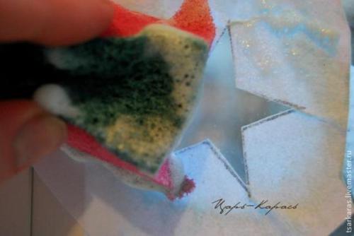 Новогодний декор окон. 03