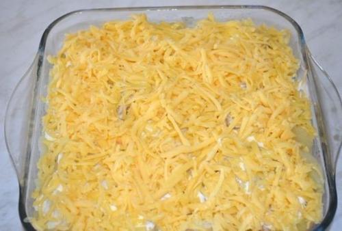 Картофельная запеканка со скумбрией. 07