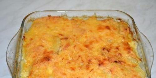 Картофельная запеканка со скумбрией. 08