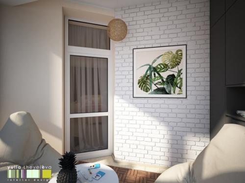 Лоджия с прекрасным Видом на город. 02