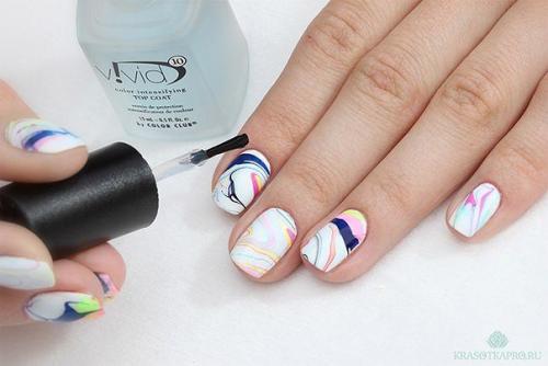 Техника водного маникюра. 07 Техника водного маникюра. 07