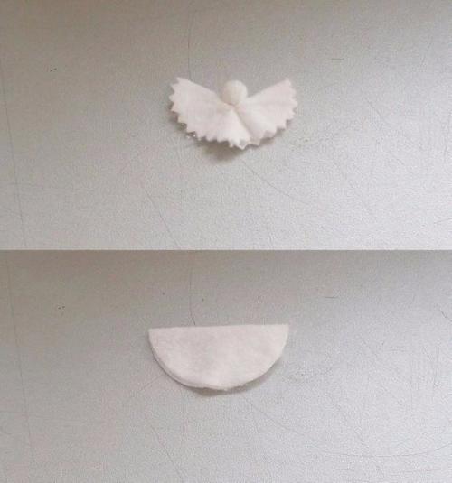 Ангелочки из ватных дисков. 02