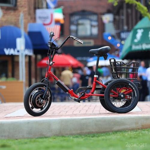 3-х колёсный электровелосипед для взрослых. 03