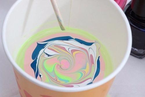 Техника водного маникюра. 05 Техника водного маникюра. 05