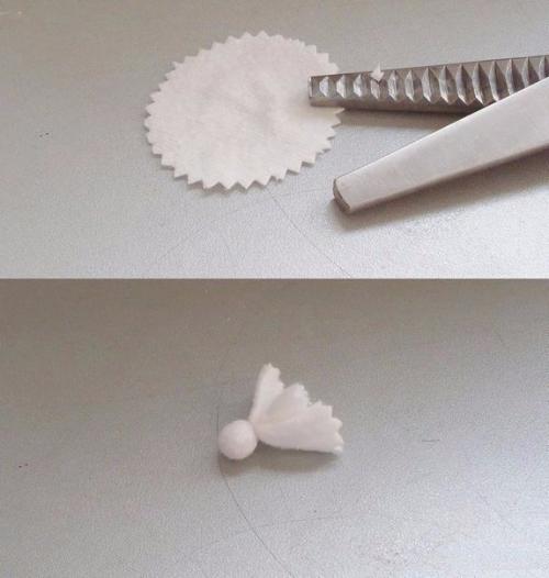 Ангелочки из ватных дисков. 01