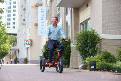 3-х колёсный электровелосипед для взрослых. 01