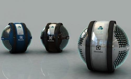 Концепт автоматического уборщика Mab, состоящего из 908 миниатюрных роботов. 03