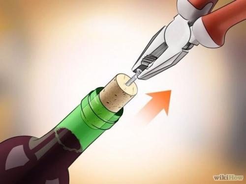 Как открыть бутылку вина без штопора! 07 Как открыть бутылку вина без штопора! 07