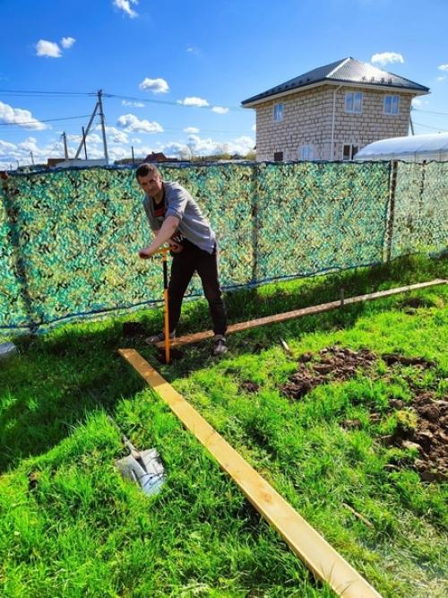 Простая беседка для дачи своими руками. 01